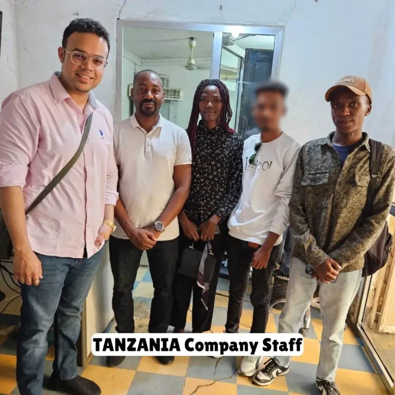 Exim Titans team at the Tanzania operation